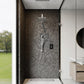ThermaSol HydroVive 14" Light, Sound & Rain Shower System with LED, Audio & Rainhead