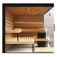 ThermaSol Lumaria 5 Person Indoor Traditional Sauna Kit with Panoramic Glass -  product_vendor - Peak Primal Wellness