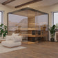 ThermaSol Lumaria 5 Person Indoor Traditional Sauna Kit with Panoramic Glass -  product_vendor - Peak Primal Wellness