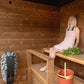 ThermaSol Nordic Dawn 4 Person Outdoor Traditional Pine Sauna Cabin -  product_vendor - Peak Primal Wellness