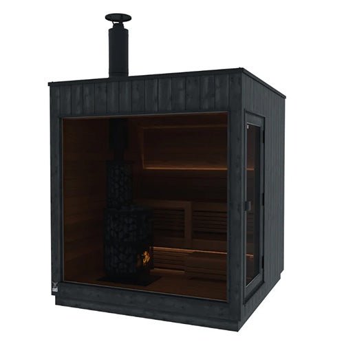 ThermaSol Nordic Misty 2 - 5 Person Outdoor Traditional Modular Sauna Cabin -  product_vendor - Peak Primal Wellness