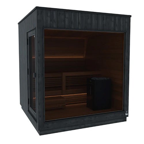 ThermaSol Nordic Misty 2 - 5 Person Outdoor Traditional Modular Sauna Cabin -  product_vendor - Peak Primal Wellness