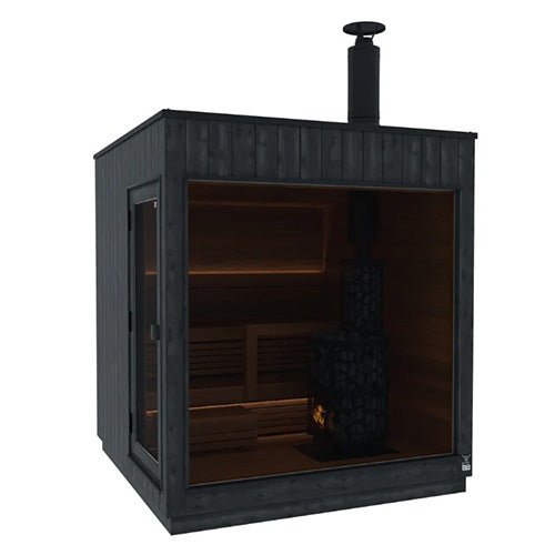 ThermaSol Nordic Misty 2 - 5 Person Outdoor Traditional Modular Sauna Cabin -  product_vendor - Peak Primal Wellness