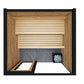 ThermaSol Spectra 4 Person Outdoor Traditional Sauna Cabin with Tinted Glass Front -  product_vendor - Peak Primal Wellness