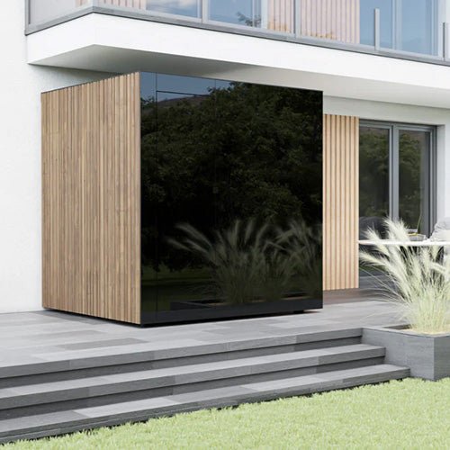 ThermaSol Spectra 4 Person Outdoor Traditional Sauna Cabin with Tinted Glass Front -  product_vendor - Peak Primal Wellness