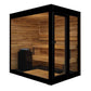 ThermaSol Vera 3 Person Outdoor Traditional Sauna Cabin with Tinted Glass -  product_vendor - Peak Primal Wellness