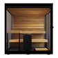 ThermaSol Vue 4 Person Outdoor Traditional Sauna Cabin with Mirrored Glass -  product_vendor - Peak Primal Wellness