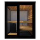 ThermaSol Vue 4 Person Outdoor Traditional Sauna Cabin with Mirrored Glass -  product_vendor - Peak Primal Wellness