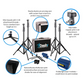 Dashr 2-Gate System Timing System for Athletic Performance Testing