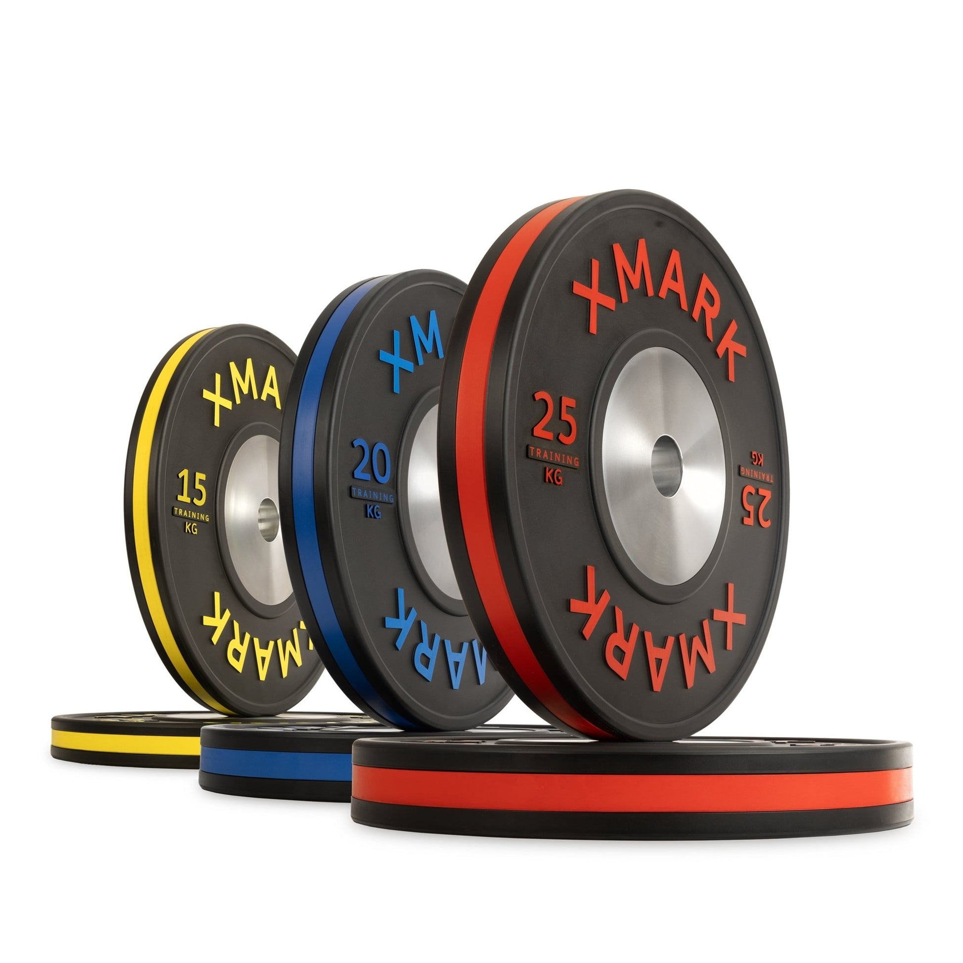 XMark Striped Premium IWF Training Bumper Plates (KG) Pairs and Sets -  product_vendor - Peak Primal Wellness