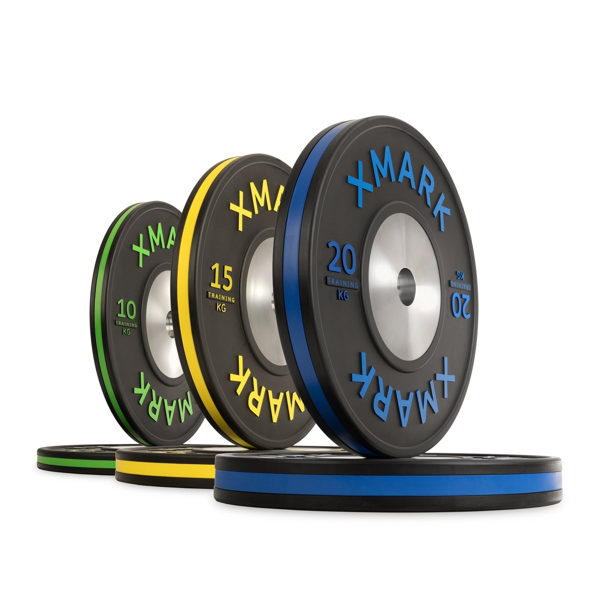 XMark Striped Premium IWF Training Bumper Plates (KG) Pairs and Sets -  product_vendor - Peak Primal Wellness