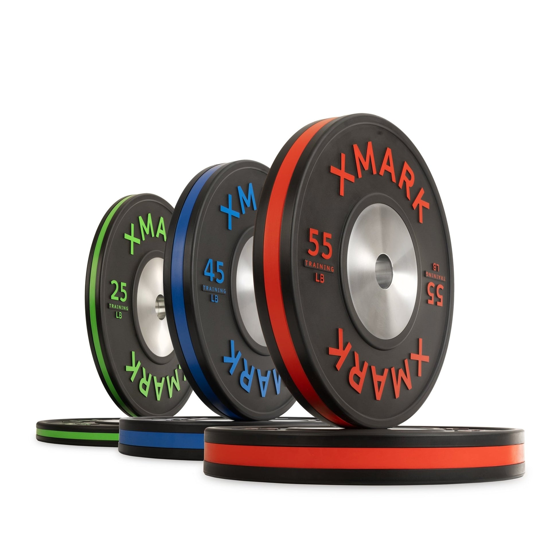 XMark Striped Premium IWF Training Bumper Plates (LB) Pairs and Sets -  product_vendor - Peak Primal Wellness