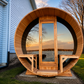 Dundalk LeisureCraft CT Tranquility 6 Person Traditional Outdoor Barrel Sauna