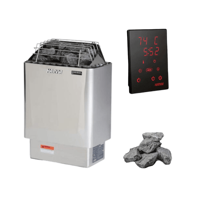 Harvia KIP80W 8kW Electric Sauna Heater Package for Home Saunas Up to 425 Cu Ft, Reliable & Durable -  product_vendor - Peak Primal Wellness