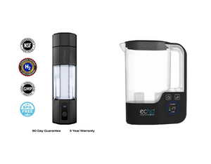 Echo Go+ Hydrogen Water Bottle and Hydrogen Water Pitcher Bundle