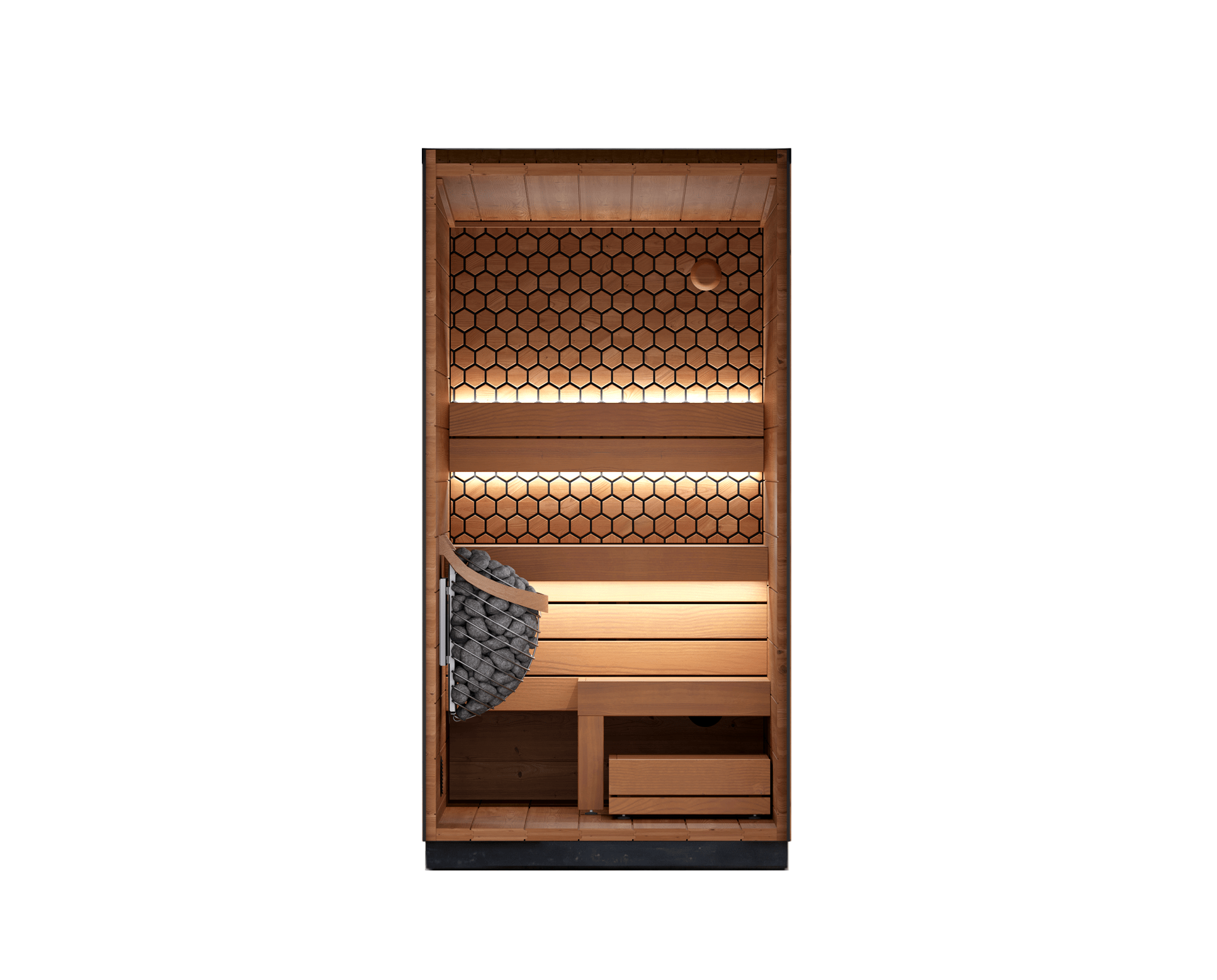 Leil Saunas Viva 120 - 1 Person Outdoor Sauna Kit -  product_vendor - Peak Primal Wellness