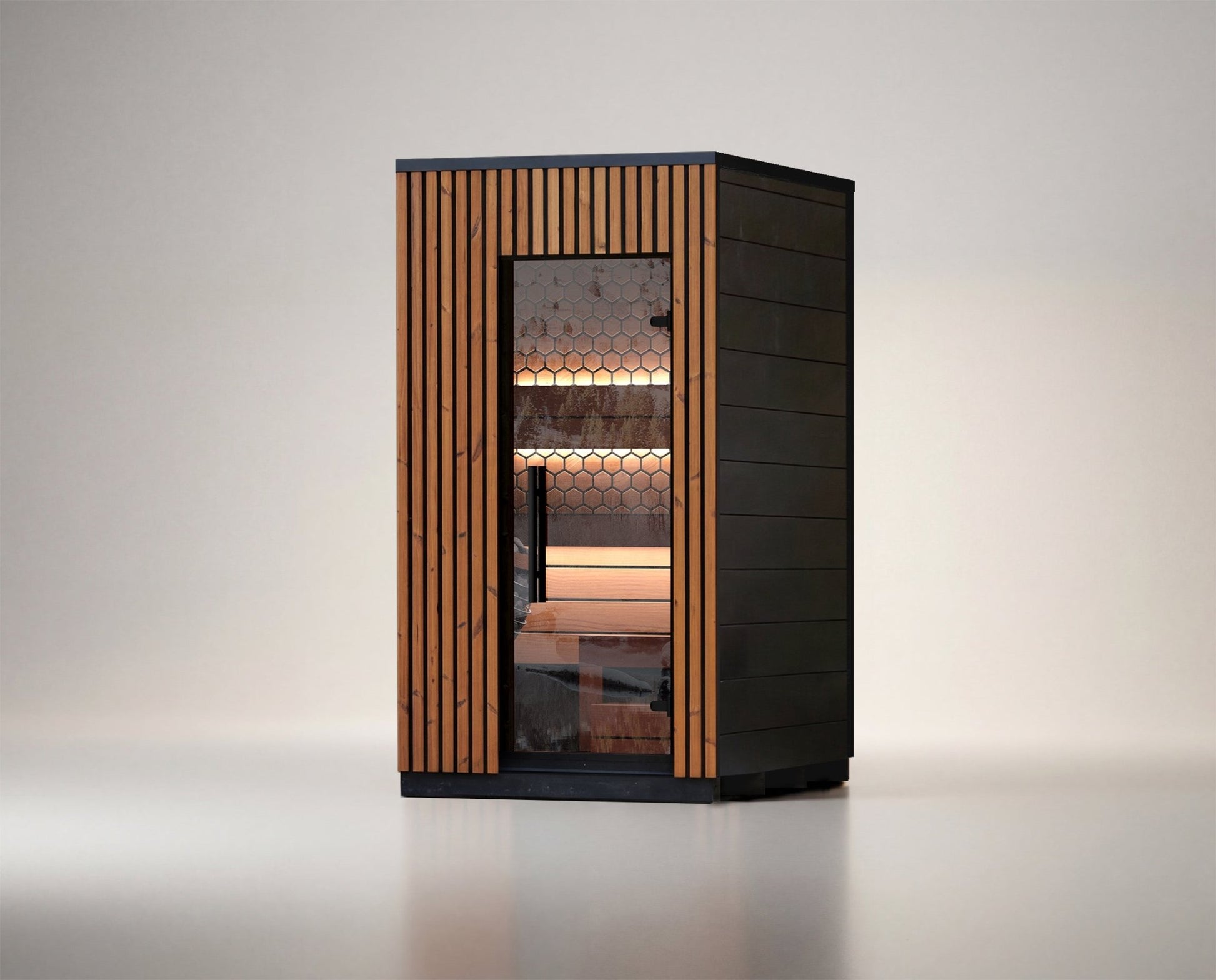 Leil Saunas Viva 120 - 1 Person Outdoor Sauna Kit -  product_vendor - Peak Primal Wellness