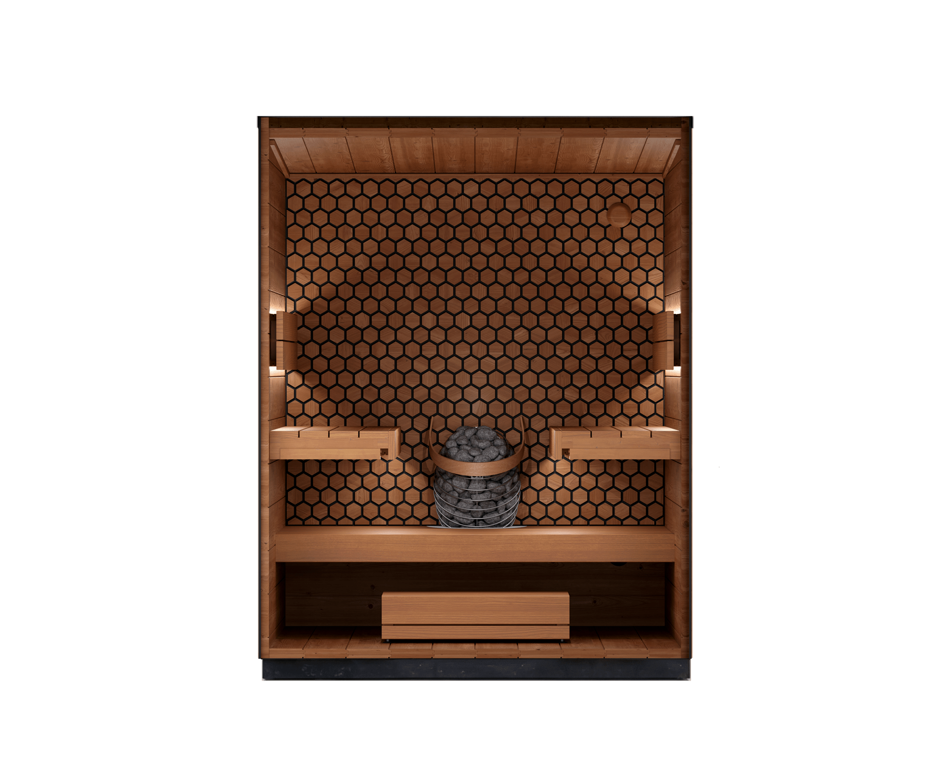 Leil Saunas Viva 180 - 4 Person Outdoor Sauna Kit -  product_vendor - Peak Primal Wellness