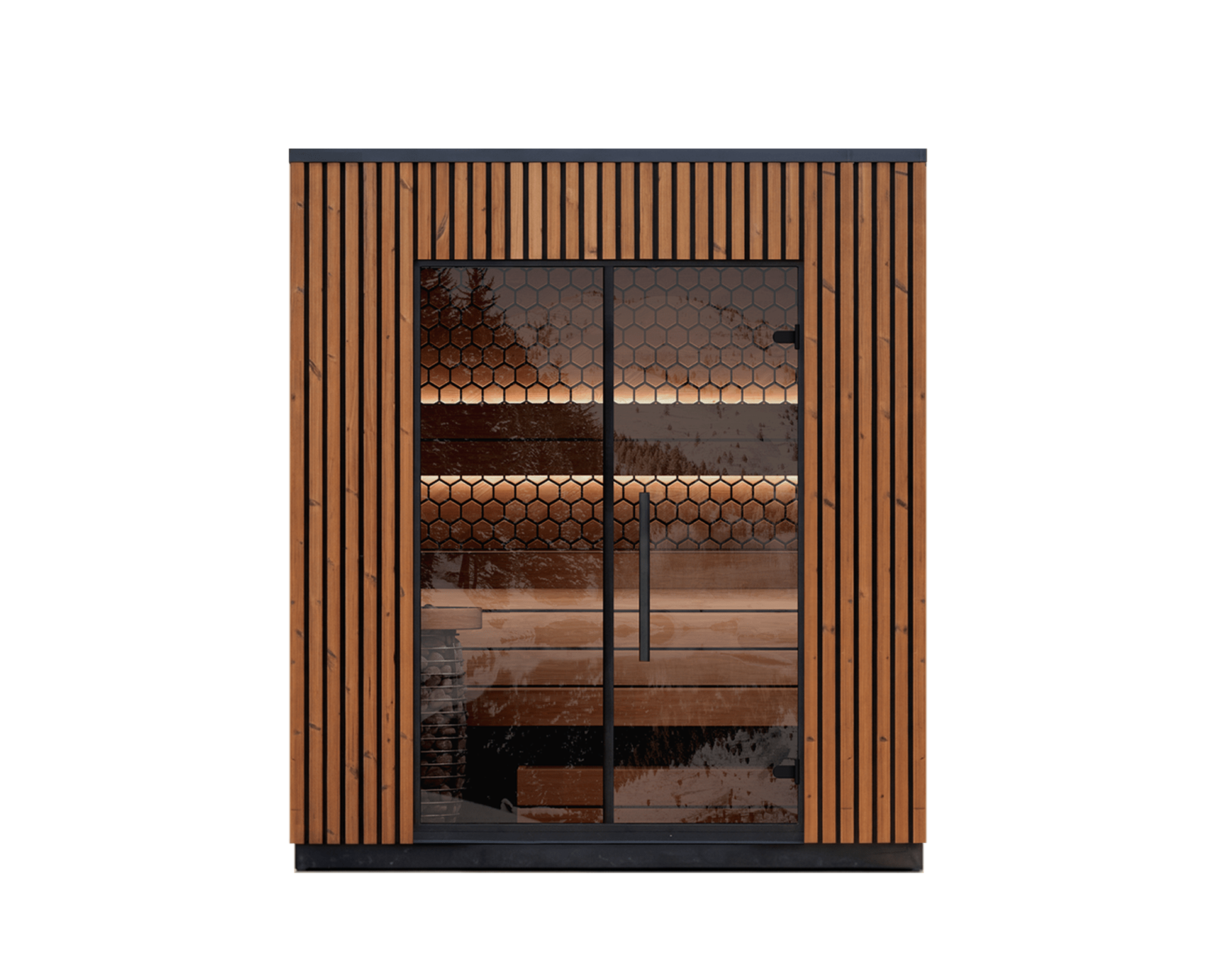 Leil Saunas Viva 210 - 4 Person Outdoor Sauna Kit -  product_vendor - Peak Primal Wellness