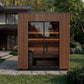 Leil Saunas Viva 210 - 4 Person Outdoor Sauna Kit -  product_vendor - Peak Primal Wellness