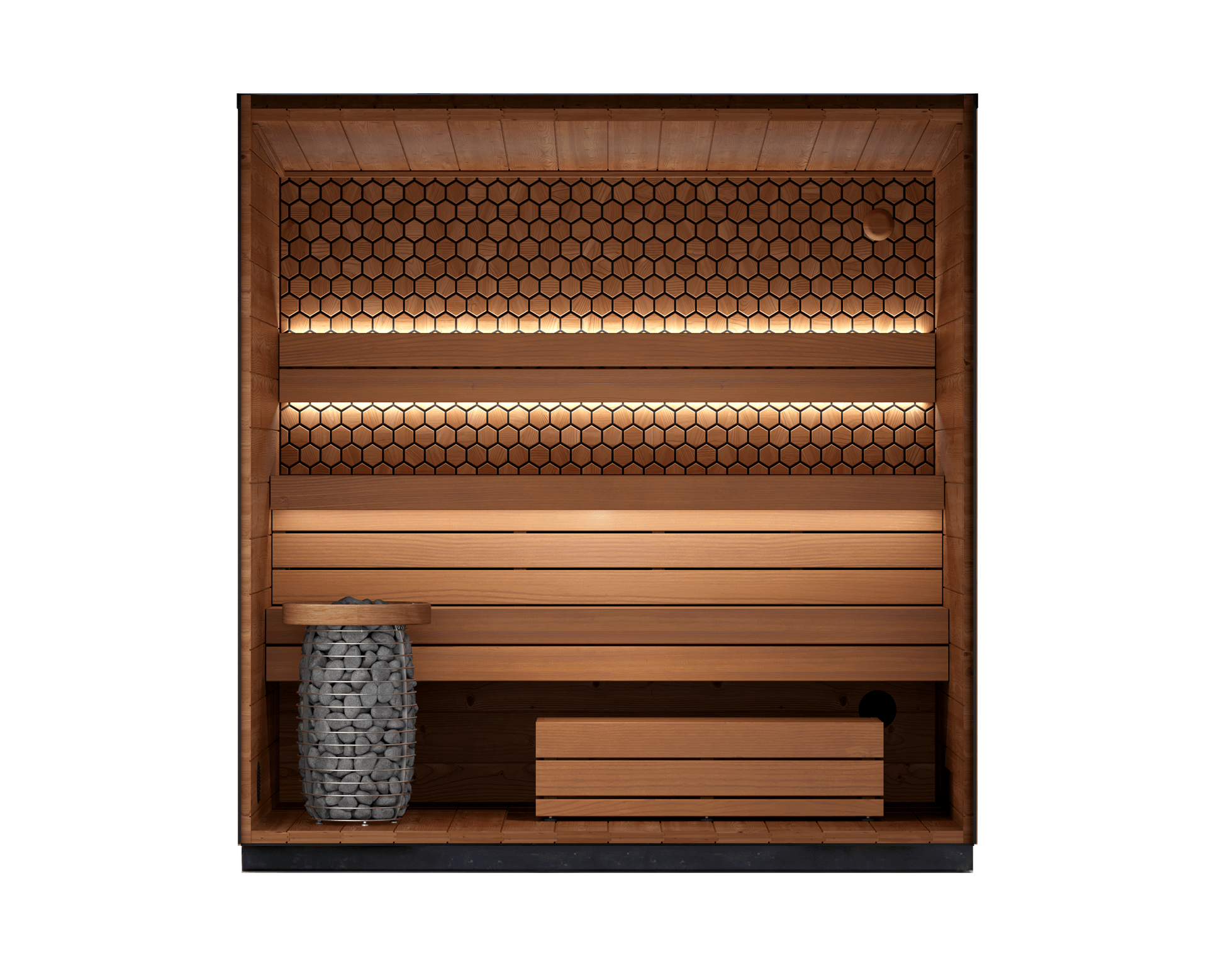 Leil Saunas Viva 250 - 4 Person Outdoor Sauna Kit -  product_vendor - Peak Primal Wellness