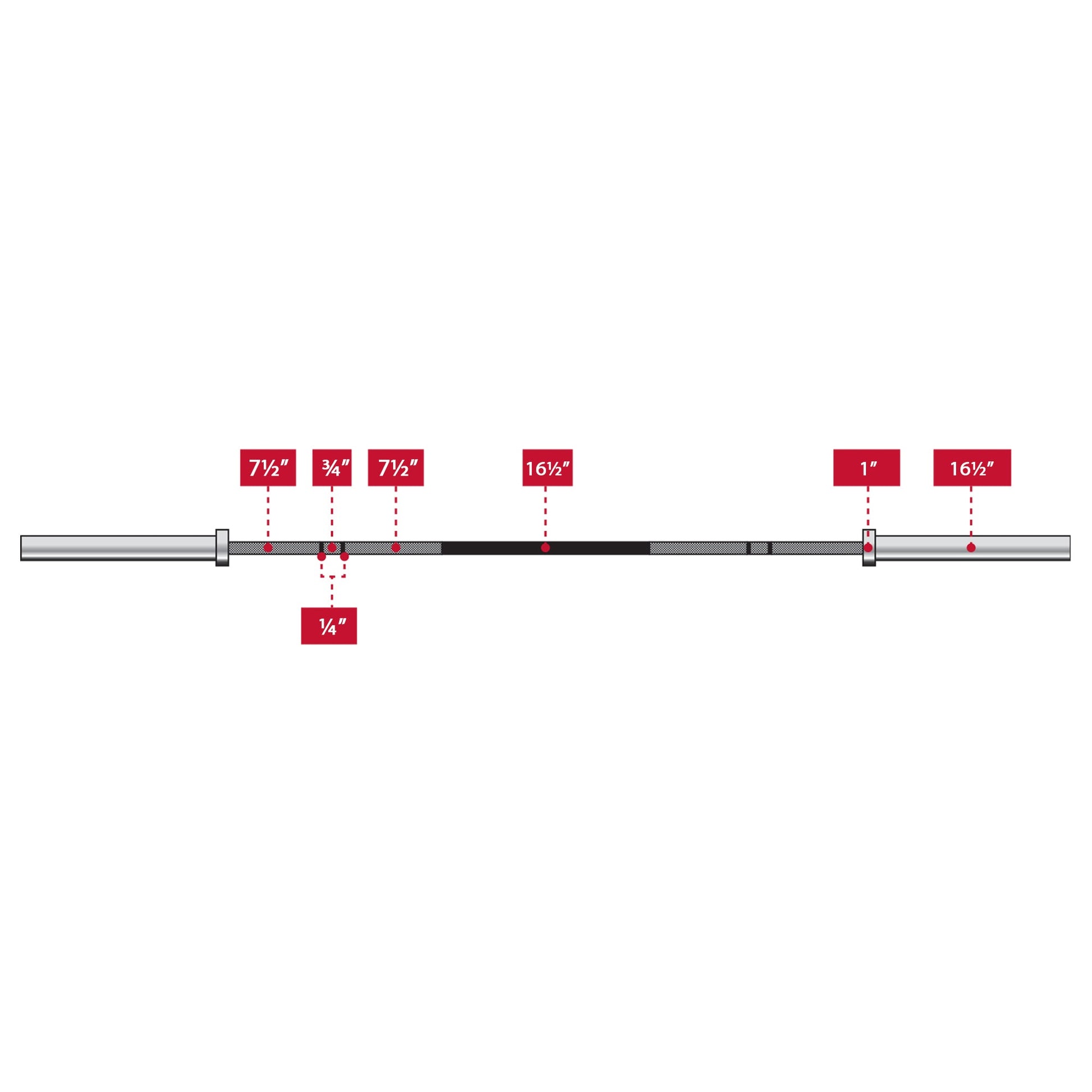 XMark Voodoo: 7ft Olympic Weightlifting Bar -  product_vendor - Peak Primal Wellness