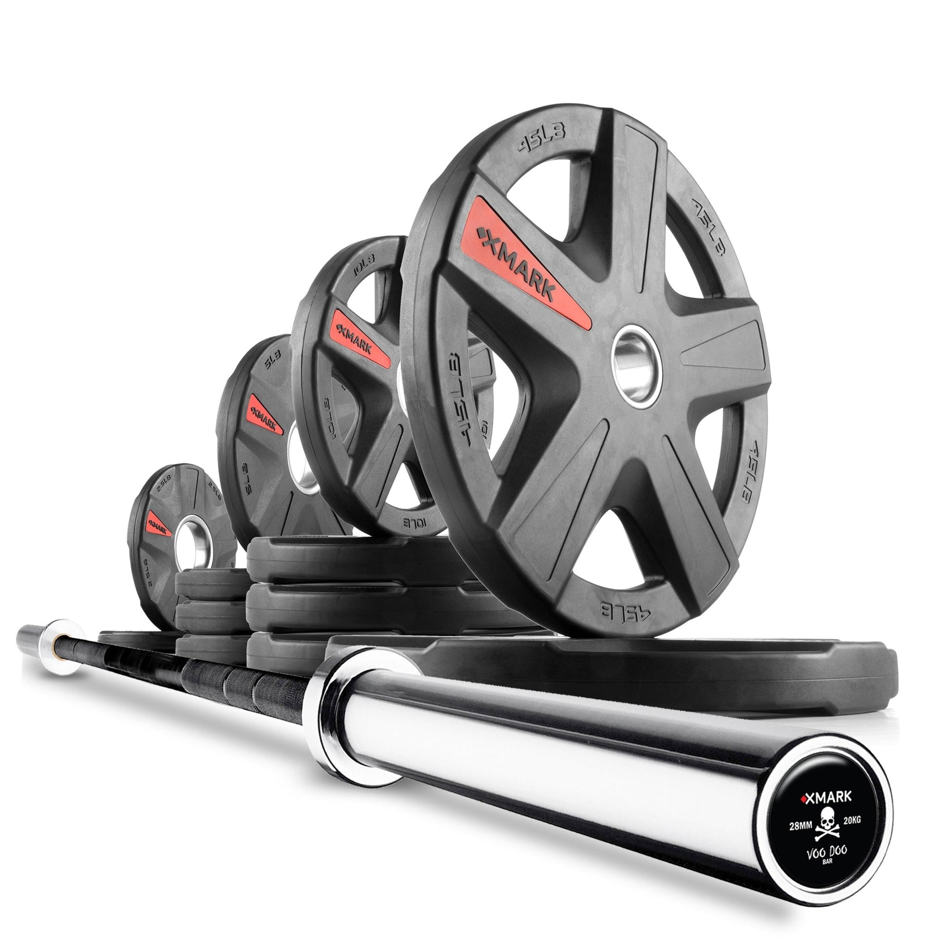 XMark Texas Star Olympic Weight Plates and Olympic Barbell Sets -  product_vendor - Peak Primal Wellness