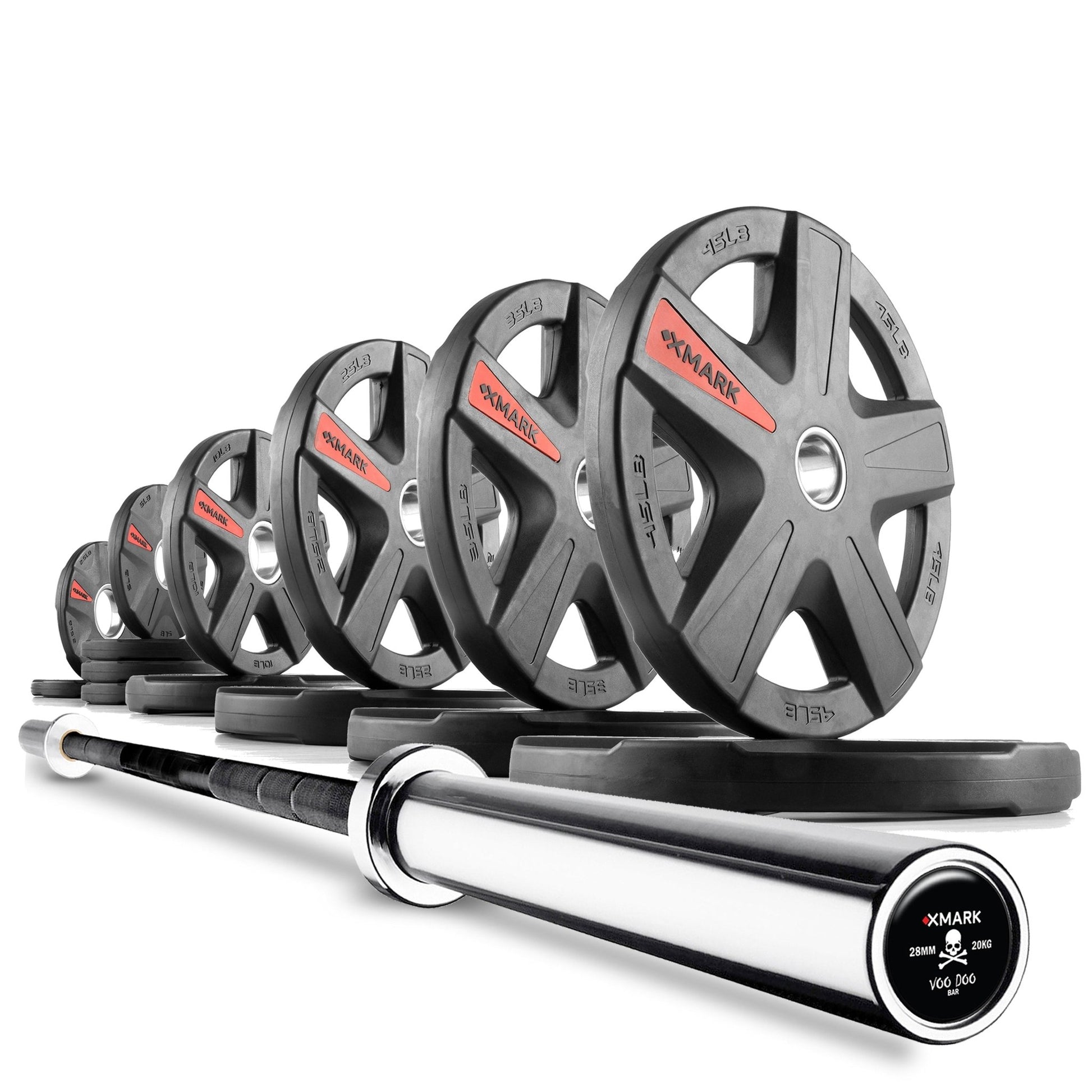 XMark Texas Star Olympic Weight Plates and Olympic Barbell Sets -  product_vendor - Peak Primal Wellness