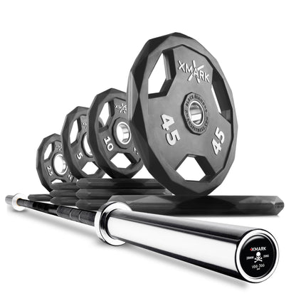 XMark Black Diamond® Olympic Weight Plates and Olympic Barbell Sets -  product_vendor - Peak Primal Wellness