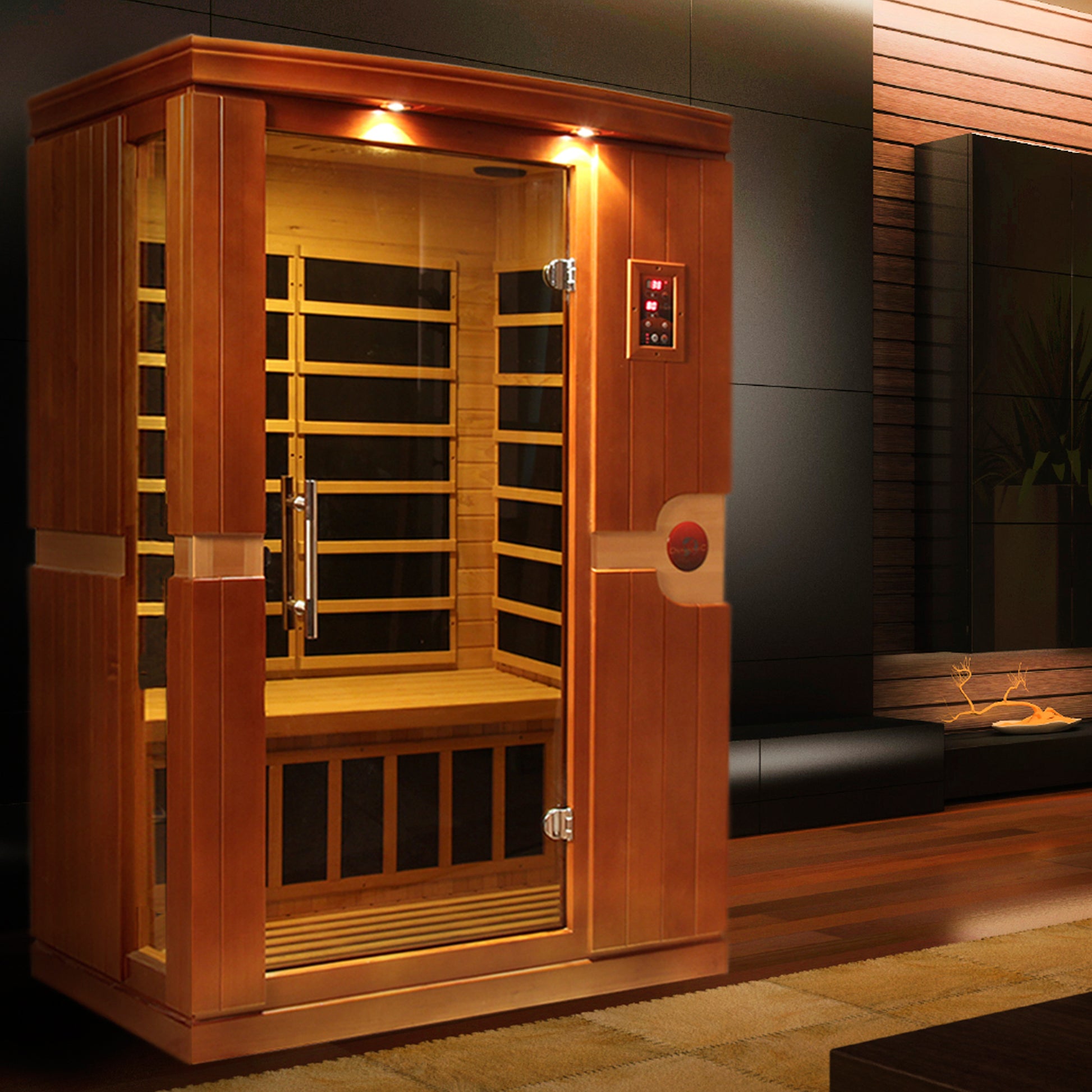 Dynamic Saunas Venice 2 Person Ultra Low EMF - Far Infrared Sauna (DYN - 6210 - 01 Elite) -  product_vendor - Peak Primal Wellness