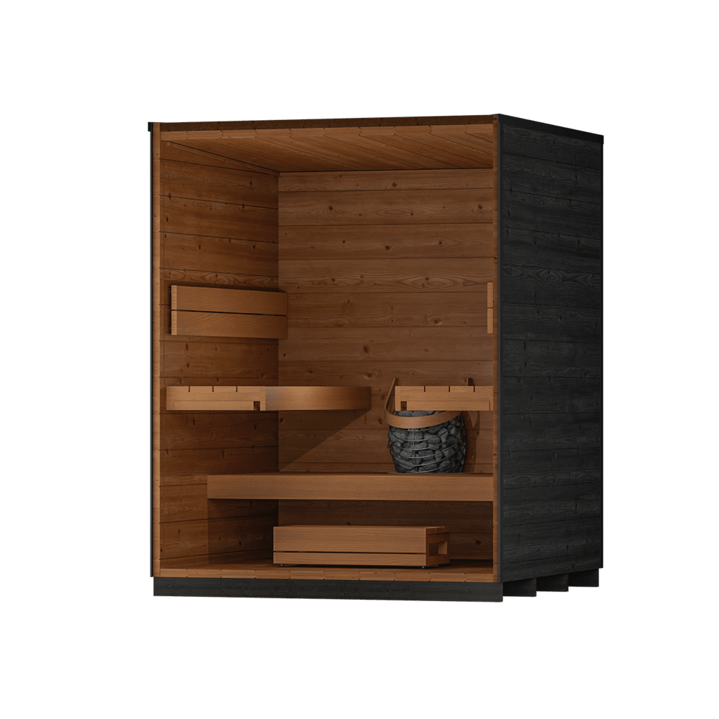Leil Saunas Viva 180 - 4 Person Outdoor Traditional Sauna Kit