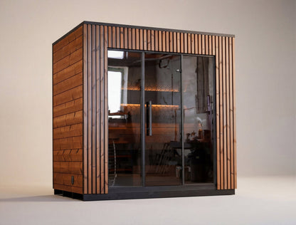 Leil Saunas Viva 250 - 4 Person Outdoor Sauna Kit -  product_vendor - Peak Primal Wellness