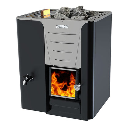 Harvia Pro 20 LS Pro Series LS, 24.1kW, Sauna Wood Stove with Water Tank -  product_vendor - Peak Primal Wellness