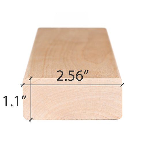ProSaunas ALDER 2X3 (28mm x 65mm) S4SEE SHP | Sauna Wood, Smooth 4 Sides Eased Edges, SHP Profile, Bench Material -  product_vendor - Peak Primal Wellness