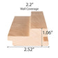 ProSaunas ALDER GRACE™ 2X3 (27mm x 64mm) T&G | Sauna Wood, Tongue & Groove, Large - Gap, Wall Material -  product_vendor - Peak Primal Wellness