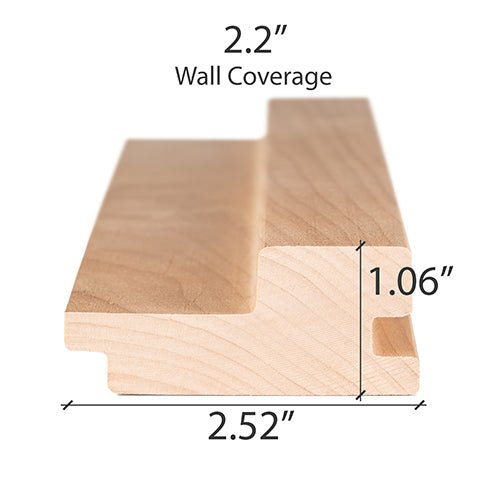 ProSaunas ALDER GRACE™ 2X3 (27mm x 64mm) T&G | Sauna Wood, Tongue & Groove, Large - Gap, Wall Material -  product_vendor - Peak Primal Wellness