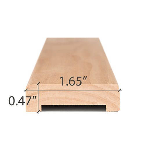 ProSaunas ALDER 1X2 (12mm x 42mm) DOOR TRIM UK | Sauna Wood, Door Trim Casing, UK Profile -  product_vendor - Peak Primal Wellness
