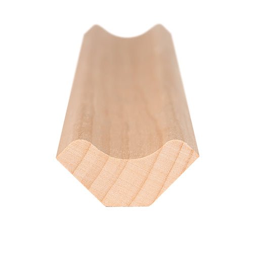 ProSaunas ALDER 1X2 (14mm x 30mm) INSIDE CORNER TRIM SI | Sauna Wood, Inside Corner Trim, Cove Moulding, SI Profile -  product_vendor - Peak Primal Wellness