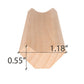 ProSaunas ALDER 1X2 (14mm x 30mm) INSIDE CORNER TRIM SI | Sauna Wood, Inside Corner Trim, Cove Moulding, SI Profile -  product_vendor - Peak Primal Wellness