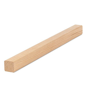 ProSaunas ALDER 1X1 (21mm x 21mm) S4SEE SHP | Sauna Wood, Smooth 4 Sides Eased Edges, Moulding, SHP Profile -  product_vendor - Peak Primal Wellness