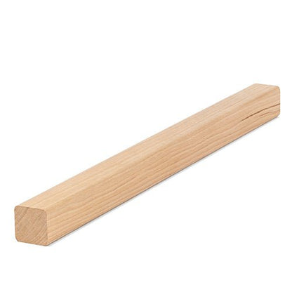 ProSaunas ALDER 1X1 (21mm x 21mm) S4SEE SHP | Sauna Wood, Smooth 4 Sides Eased Edges, Moulding, SHP Profile -  product_vendor - Peak Primal Wellness