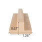 ProSaunas ALDER 1X2 (17mm x 32mm) T - MOULDING | Sauna Wood, T - Moulding -  product_vendor - Peak Primal Wellness