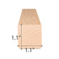 ProSaunas ALDER 2X2 (28mm x 28mm) S4SEE SHP | Sauna Wood, Smooth 4 Sides, Eased Edges, Trim Moulding, SHP Profile -  product_vendor - Peak Primal Wellness