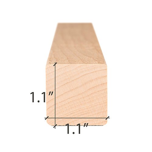 ProSaunas ALDER 2X2 (28mm x 28mm) S4SEE SHP | Sauna Wood, Smooth 4 Sides, Eased Edges, Trim Moulding, SHP Profile -  product_vendor - Peak Primal Wellness