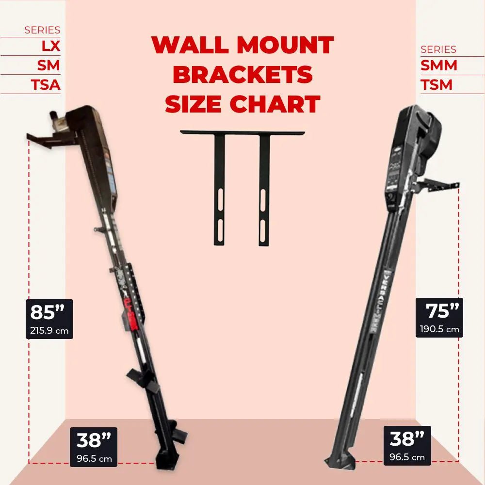 VersaClimber Wall Mount Brackets (SM - M and TS - M) -  product_vendor - Peak Primal Wellness