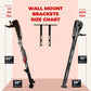 VersaClimber Wall Mount Brackets For LX, SM and TS