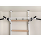 BenchK 523B Wall Bars with Bench, Pull-Up & Dip Bars, Compact Beech Wood & Steel Design