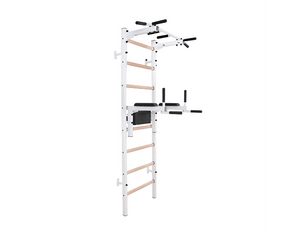 BenchK 222B Wall Bars Swedish Ladder - Durable Steel & Beech Wood Gymnastic Ladder with Pull - Up & Dip Bar -  product_vendor - Peak Primal Wellness
