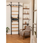 BenchK 522 Wall Bars & Dip Bar - Solid Beech Wood Gymnastics Equipment with Pull-Up Station