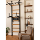 BenchK 522 Wall Bars & Dip Bar - Solid Beech Wood Gymnastics Equipment with Pull-Up Station